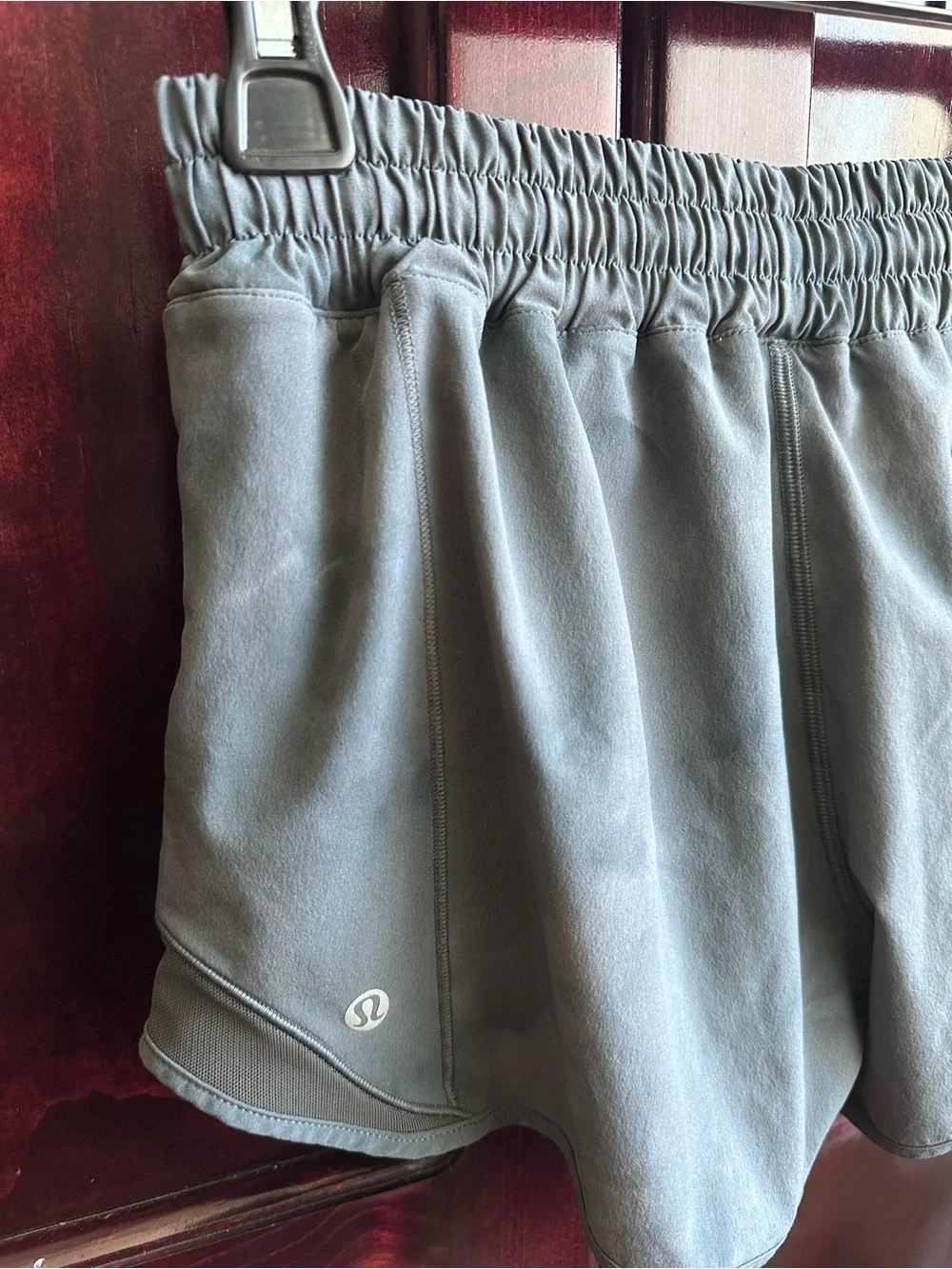 lululemon athletica Hotty Hot Shorts Gray Athletic Running Shorts